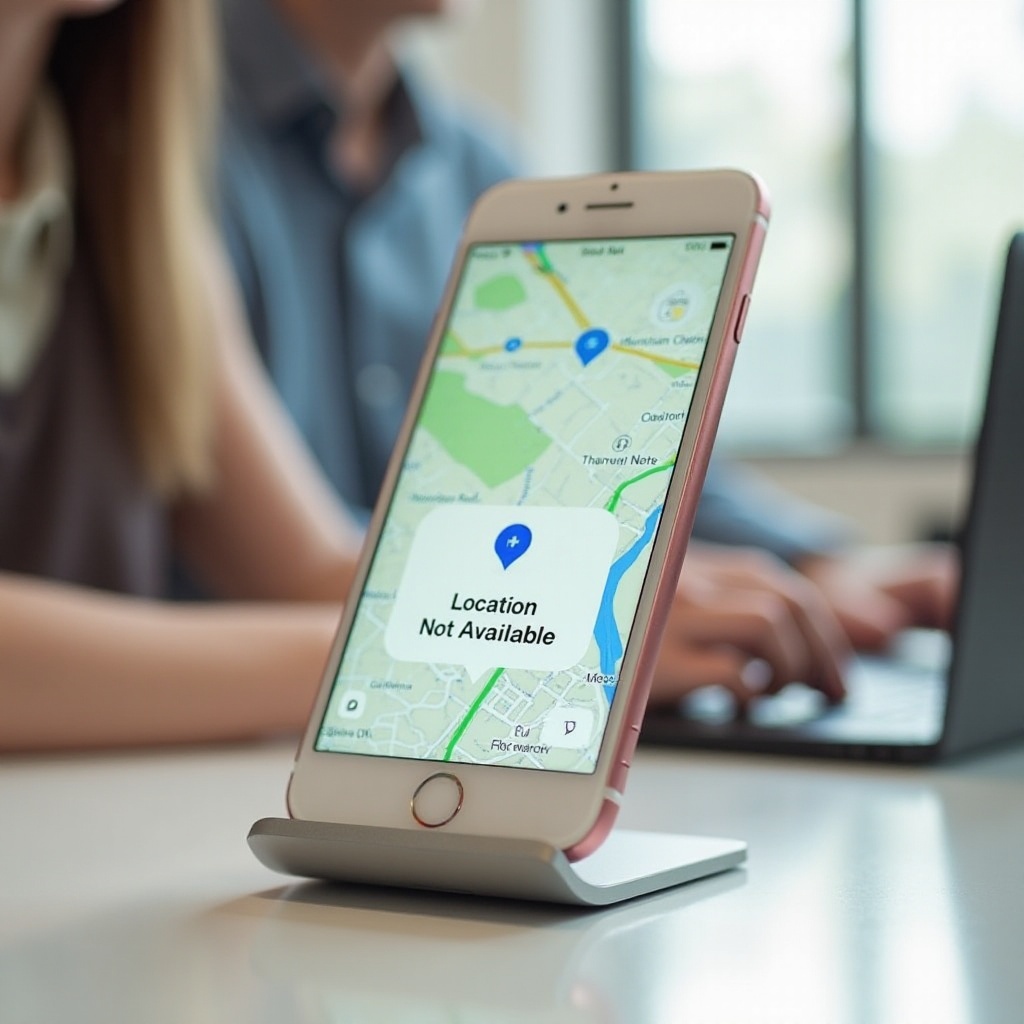 Vị trí không khả dụng trên iPhone