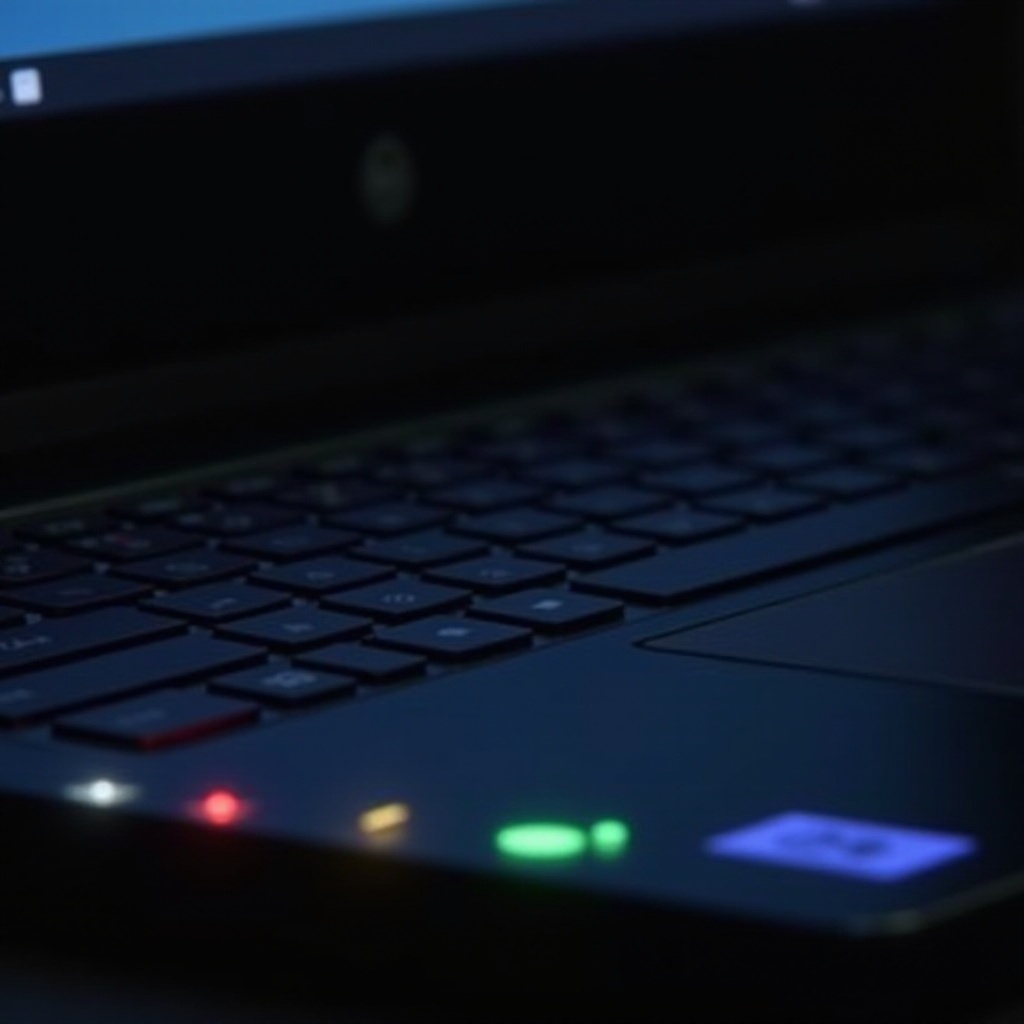 HP laptop indicatorlichten betekenis