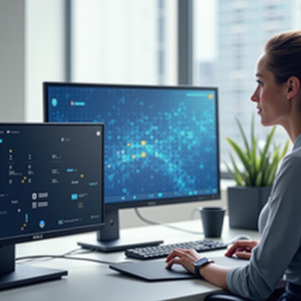 hoe dell dual monitors te verbinden