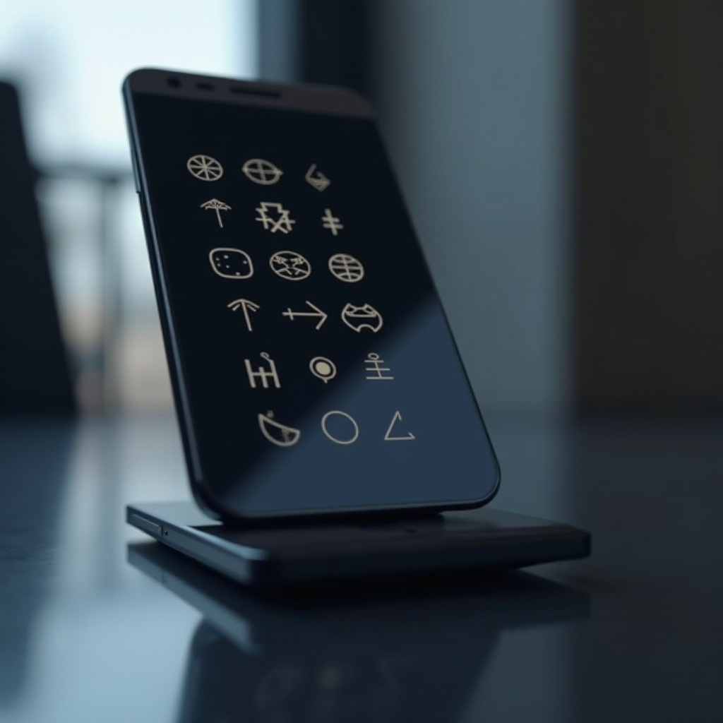 biểu tượng google pixel ở đầu màn hình